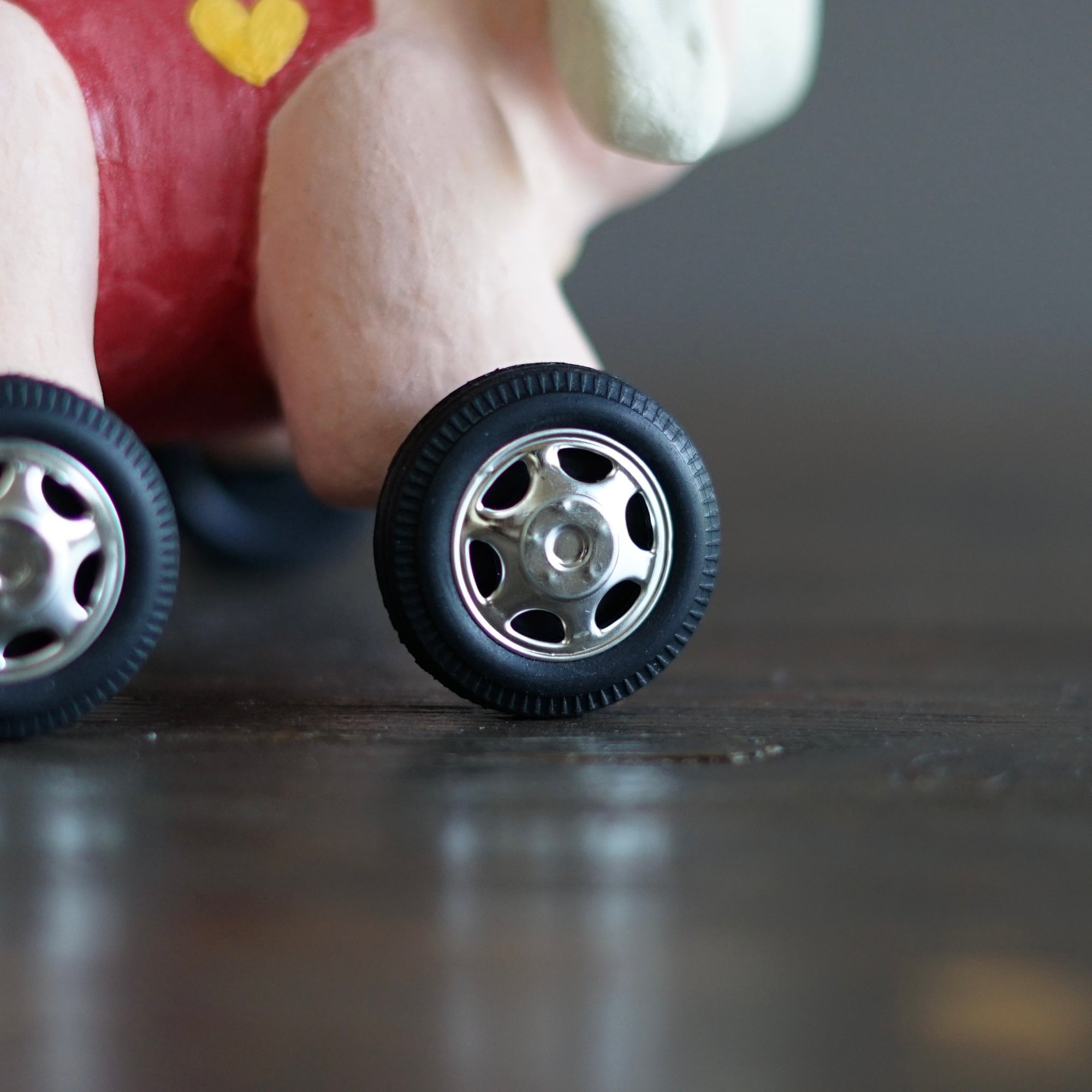 Pink Dog Mascot Four Wheeler #OKA4C