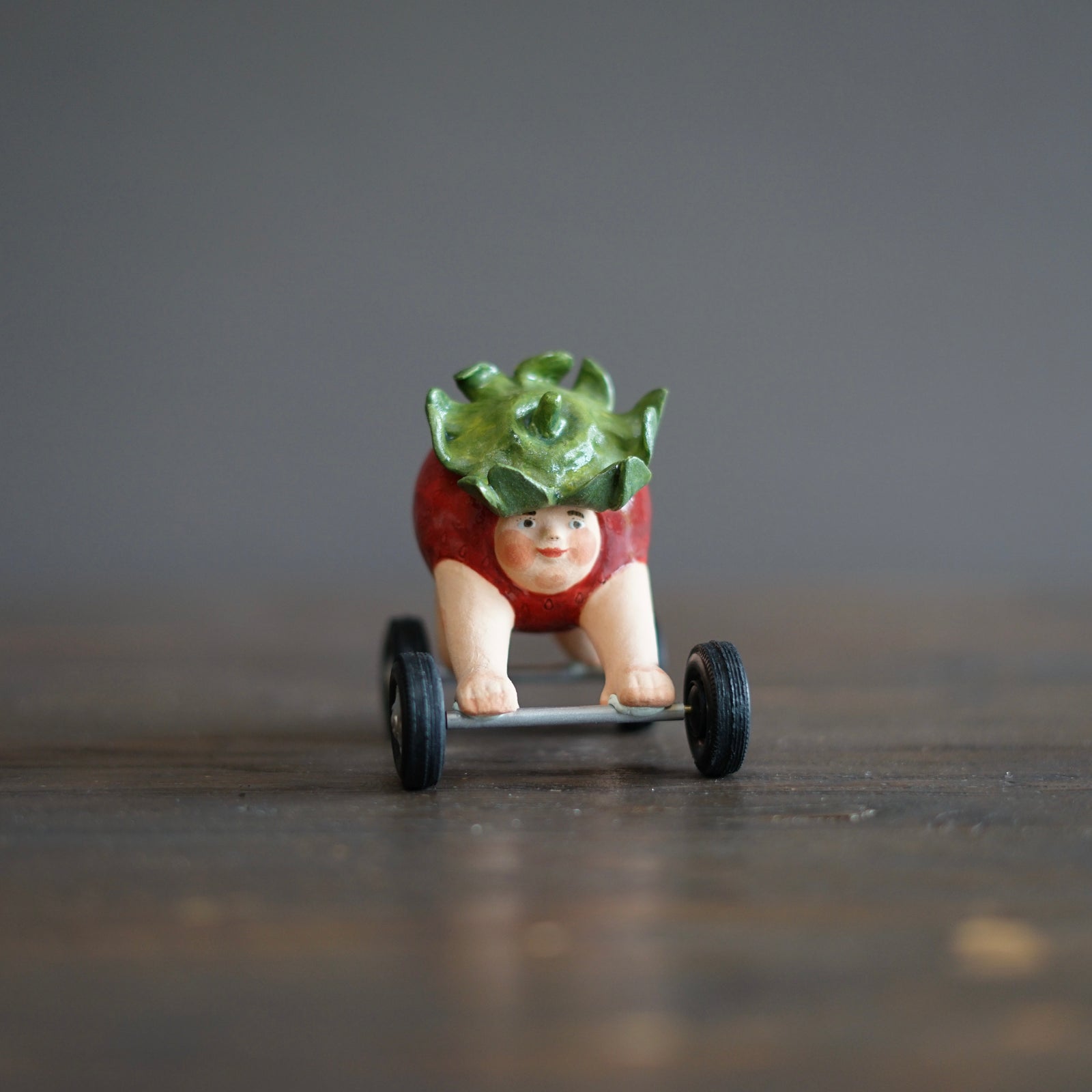 Strawberry Mascot Four Wheeler #OKA7