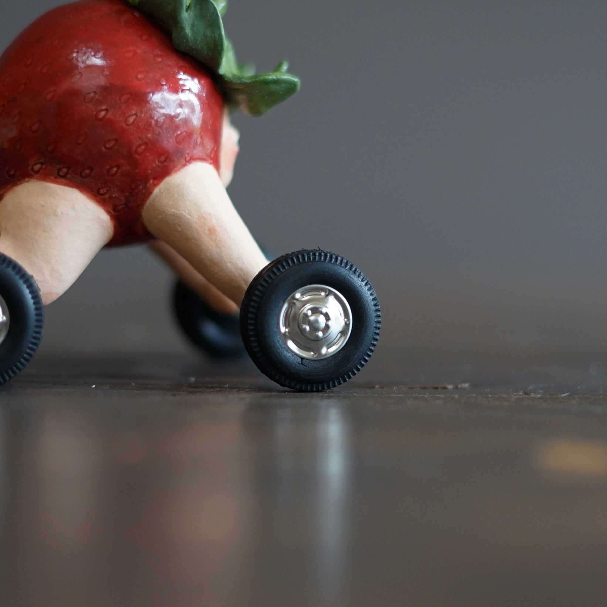 Strawberry Mascot Four Wheeler #OKA7