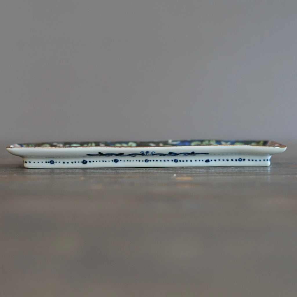 Peony King's Garden Oblong Plate #Ki75C