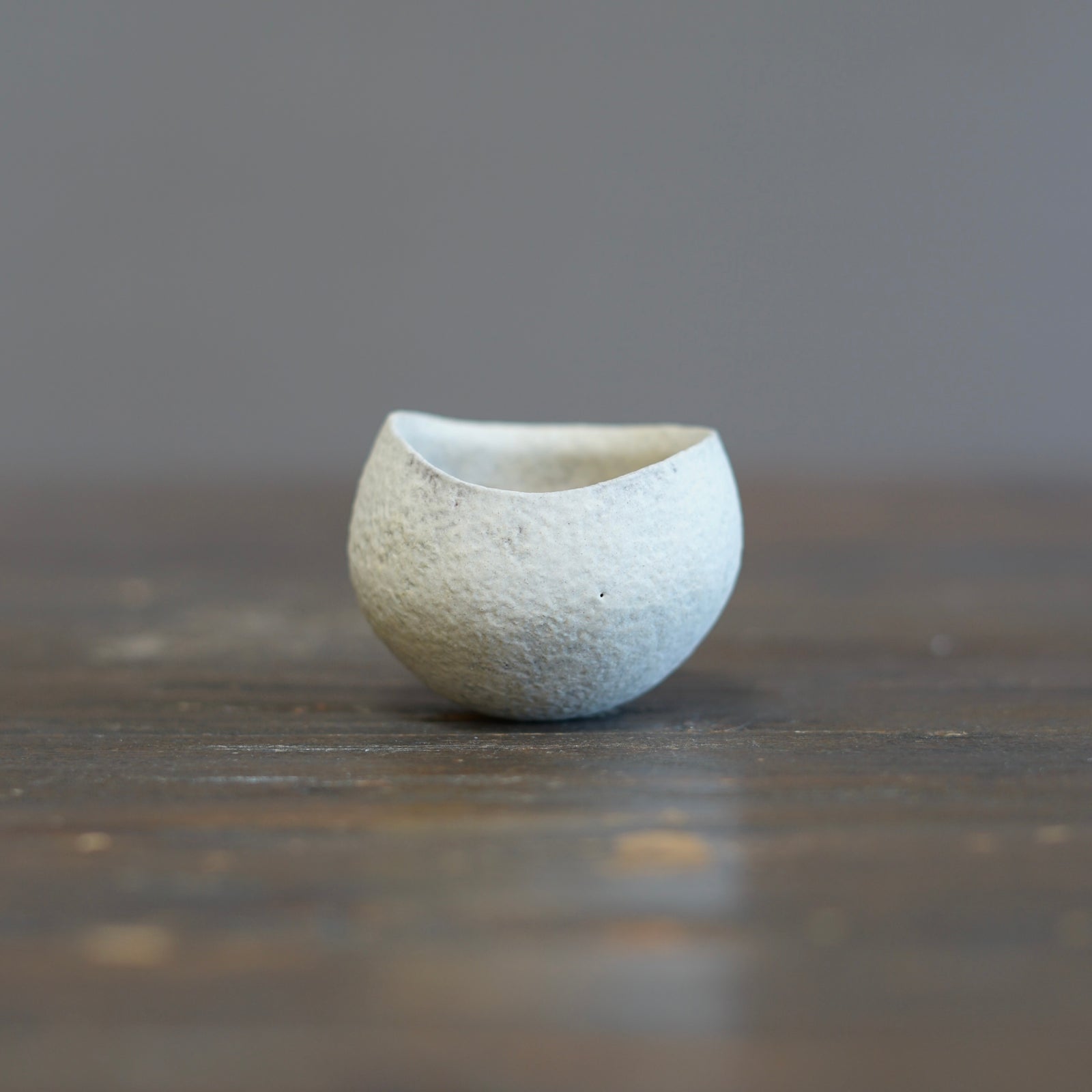 White GUINOMI Sake Cup #ZP1730