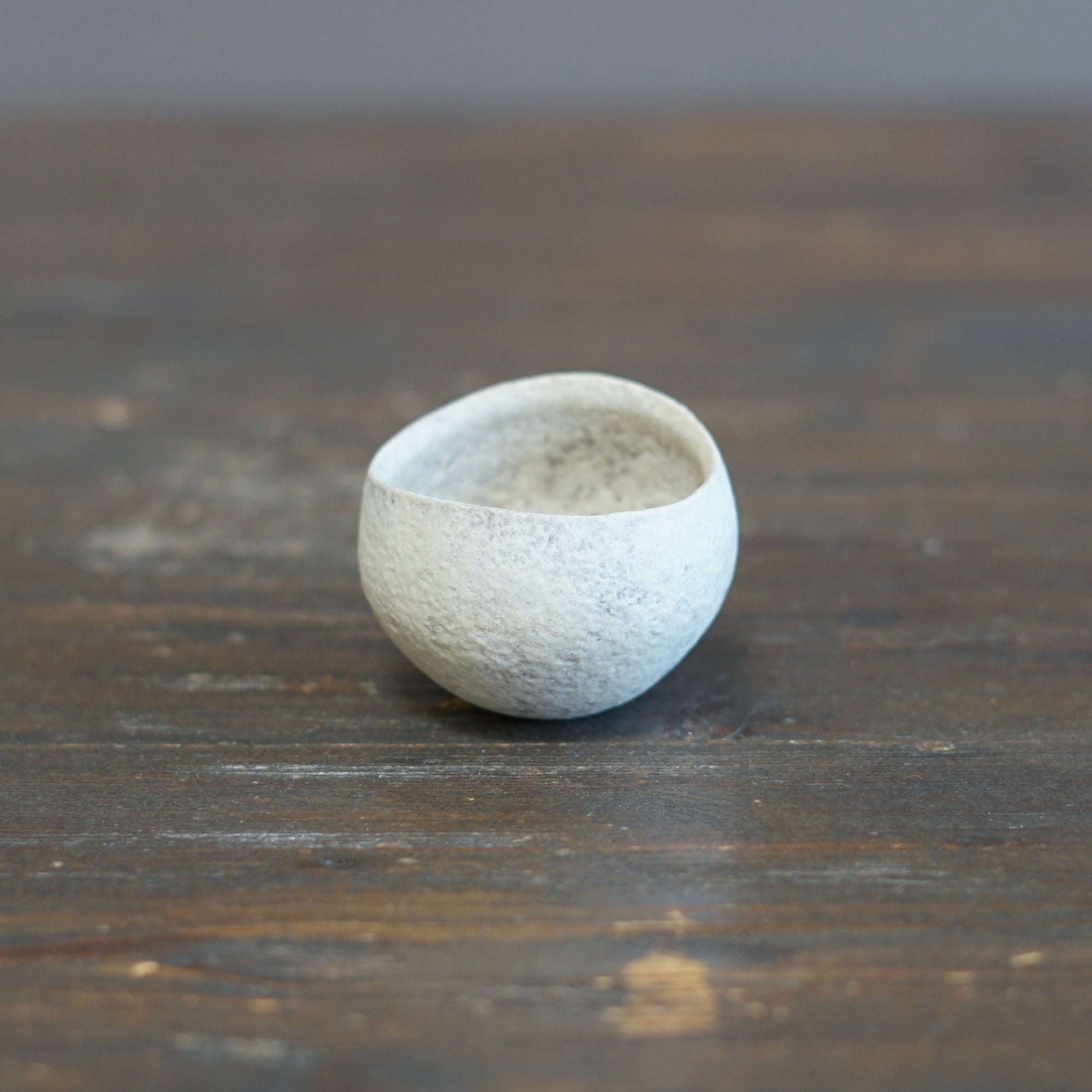 White GUINOMI Sake Cup #ZP1730