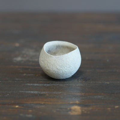 White GUINOMI Sake Cup #ZP1731