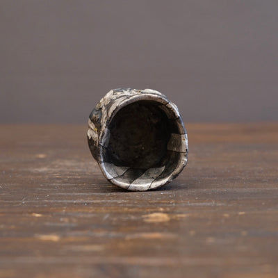Silver/ Silver Oxide GUINOMI Sake Cup #HT95