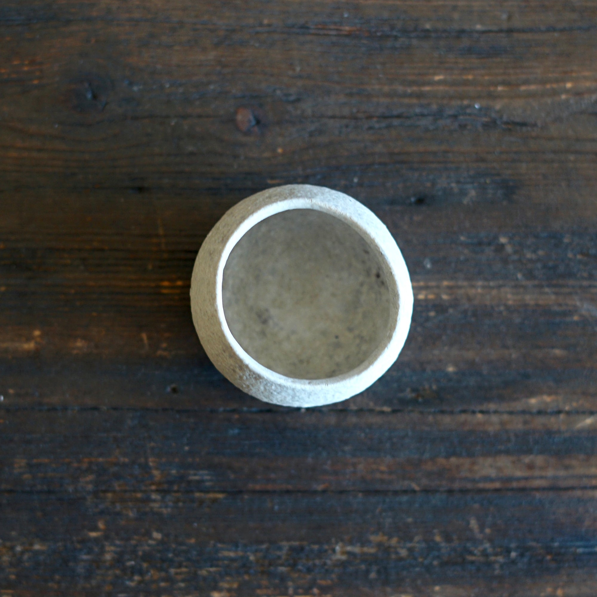 White GUINOMI Sake Cup #ZP1731