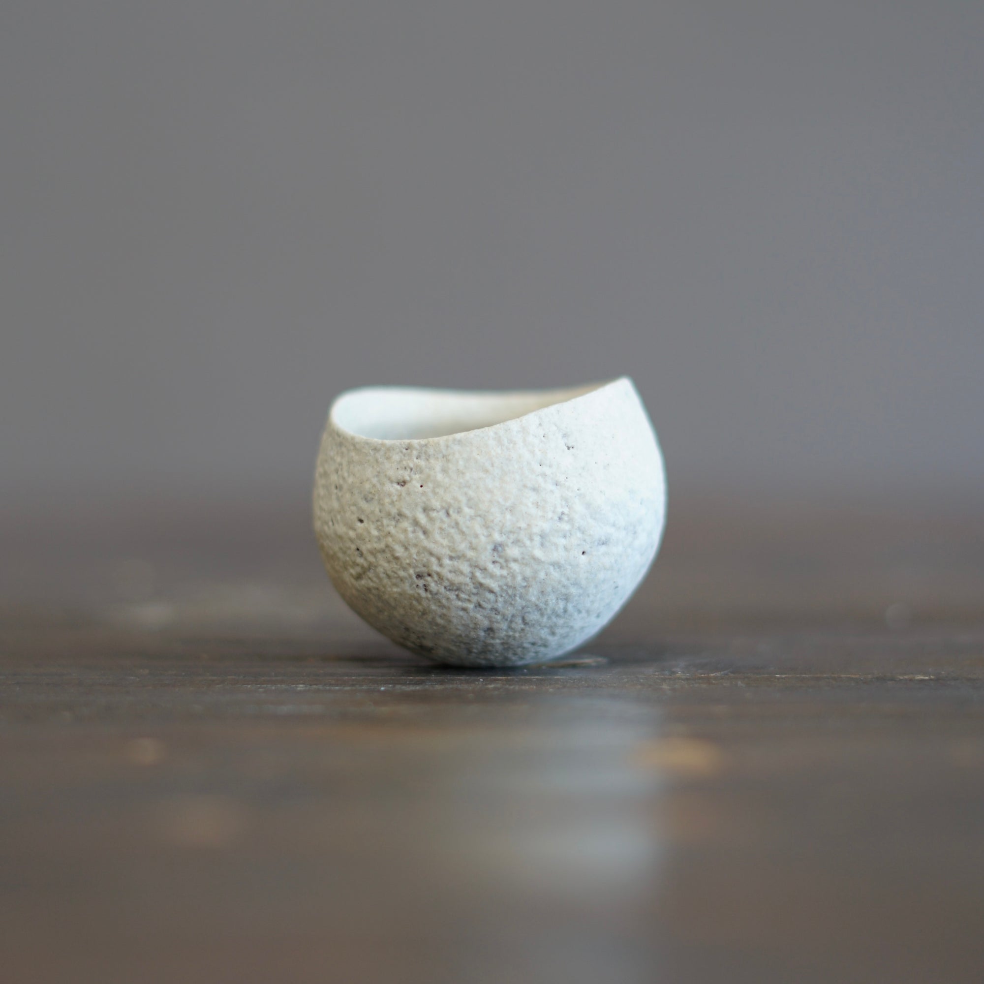 White GUINOMI Sake Cup #ZP1732