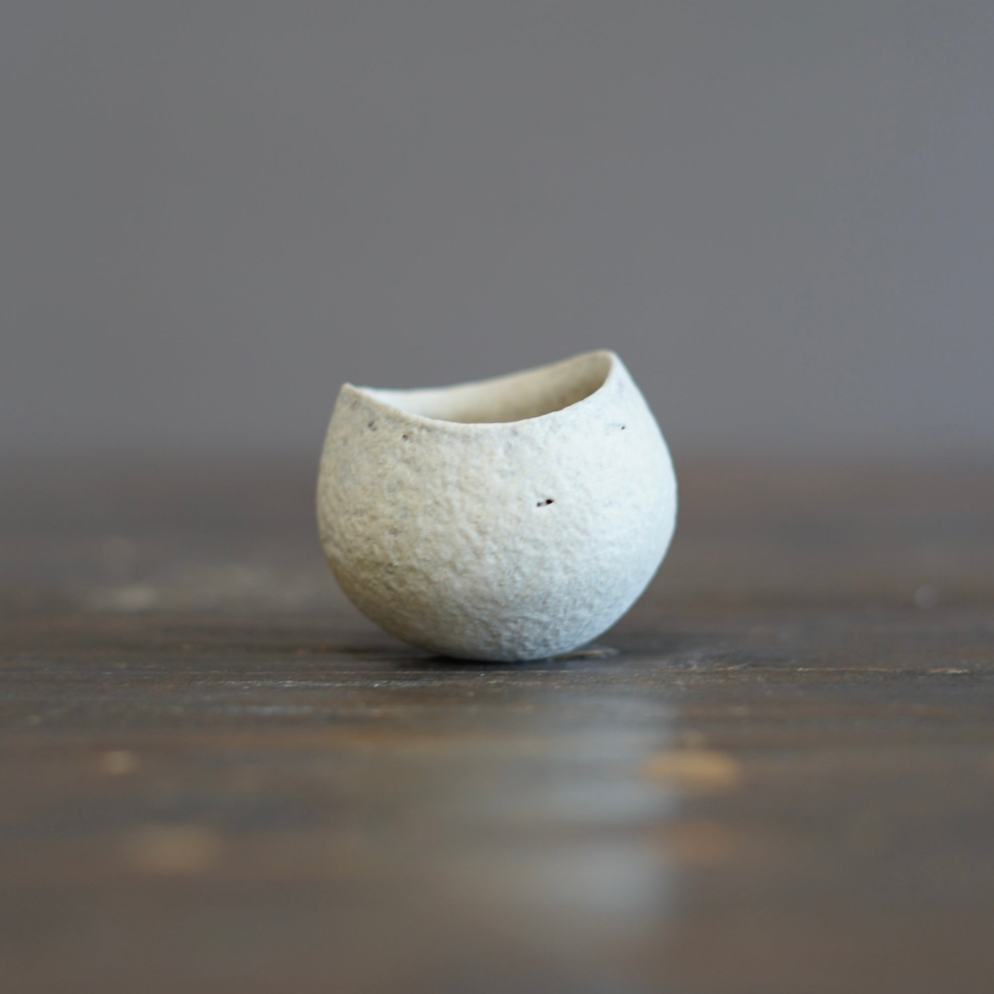 White GUINOMI Sake Cup #ZP1733