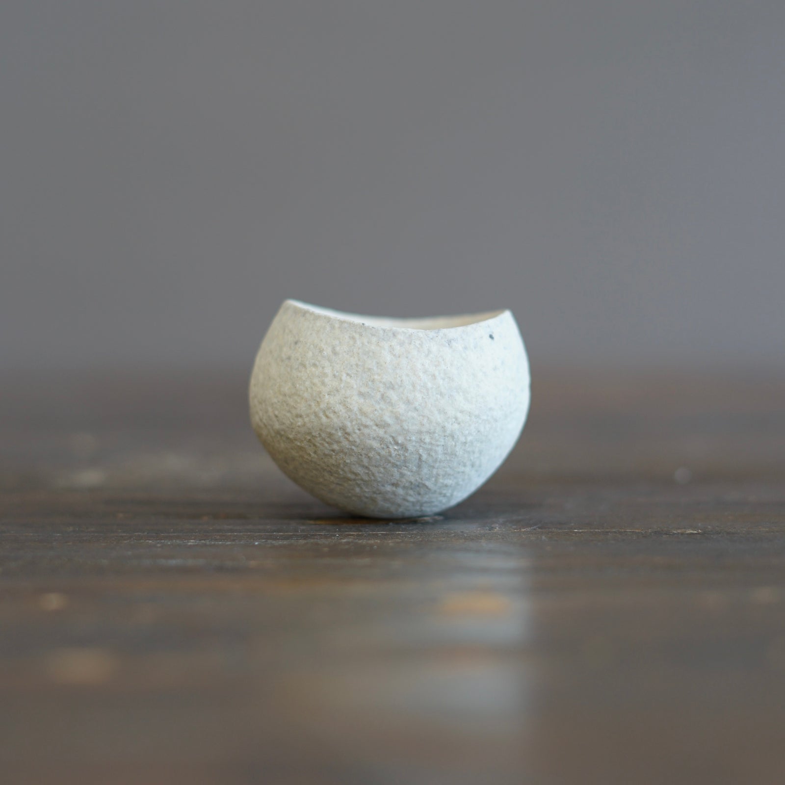 White GUINOMI Sake Cup #ZP1734