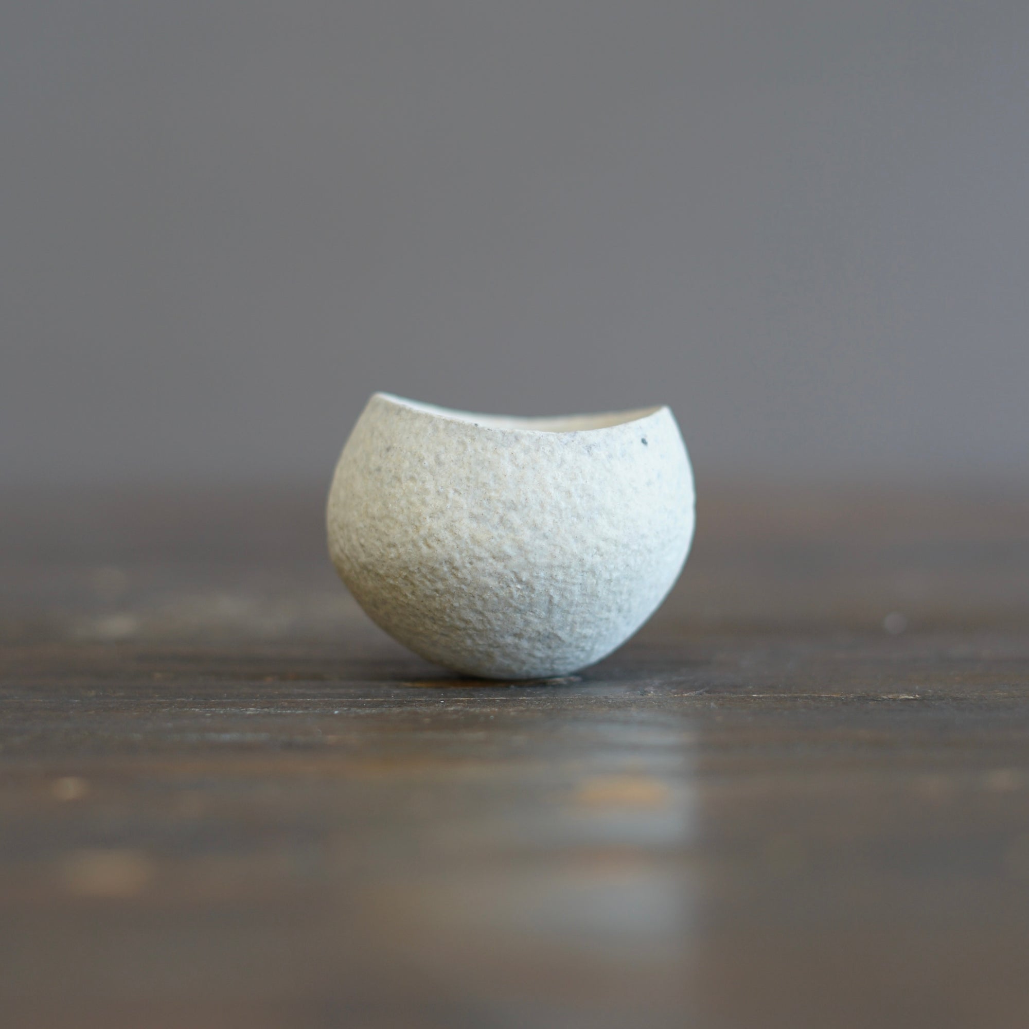 White GUINOMI Sake Cup #ZP1734