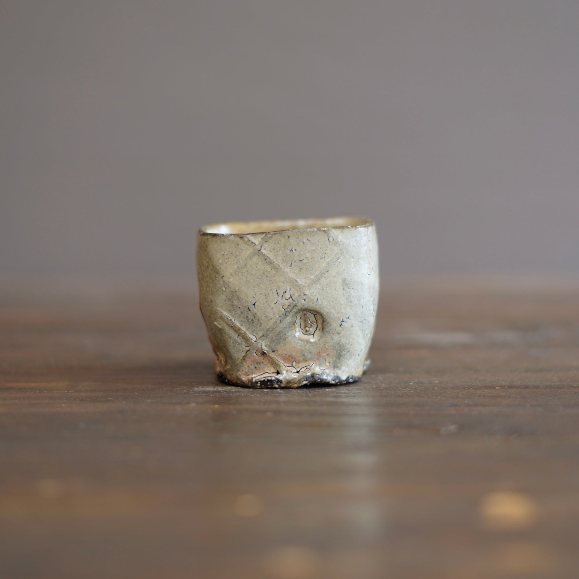 Wood Fired GUINOMI Sake Cup #BC68F