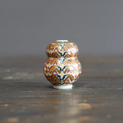Hand Painted Geometry mini pot #SR01