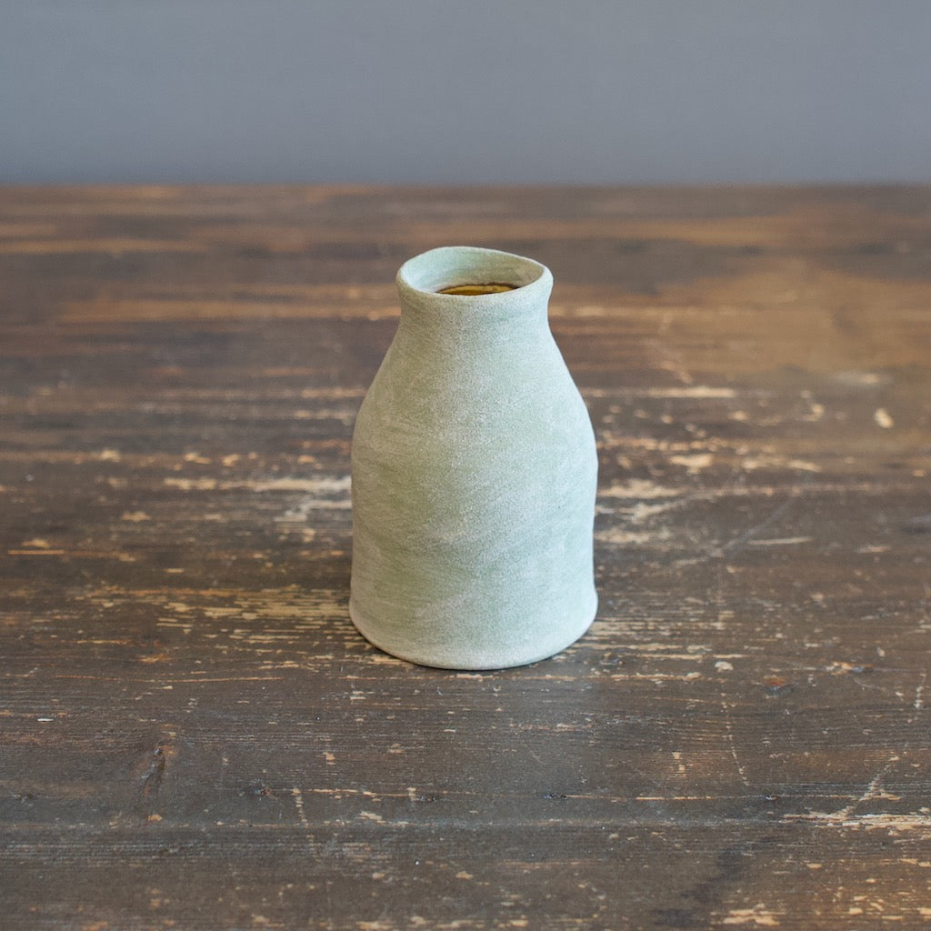 Mini Bottle Vase Olive / Brown #JT261C