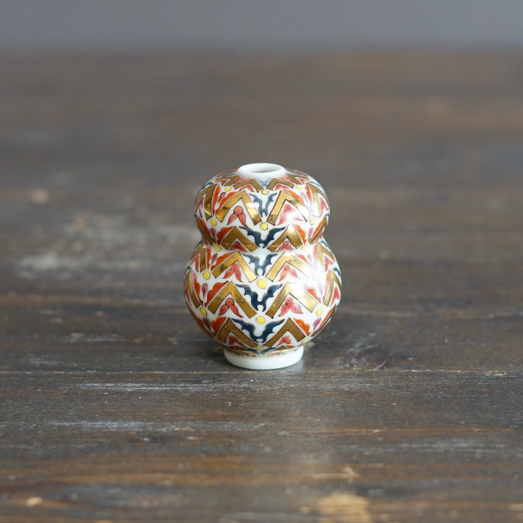 Hand Painted Geometry mini pot #SR01