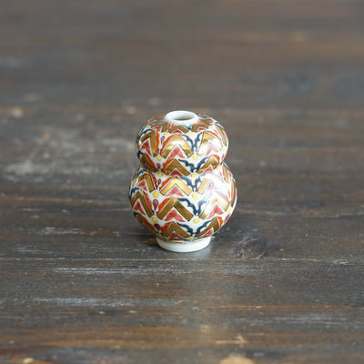 Hand Painted Geometry mini pot #SR01