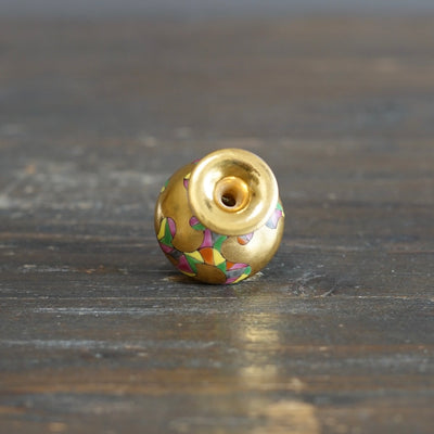 Hand Painted Geometry mini pot #SR03