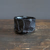 MASHIRA Black RAKU SHINOGI Tea Ceremony Bowl #AN35