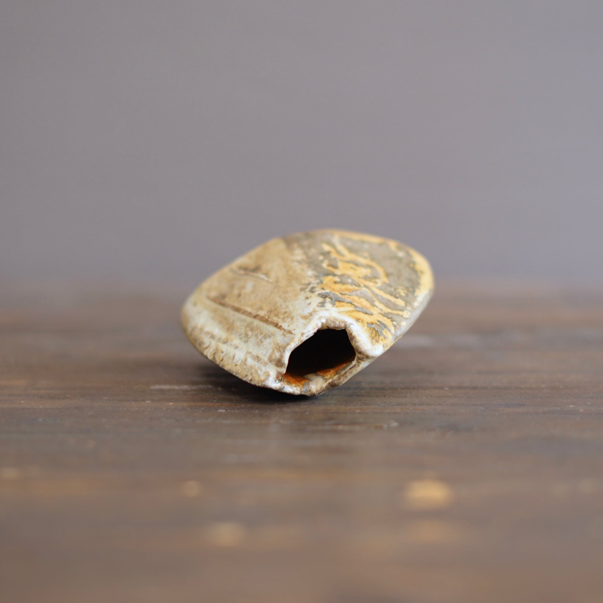 Wood Fired Arrow Flower Vase #BC69C