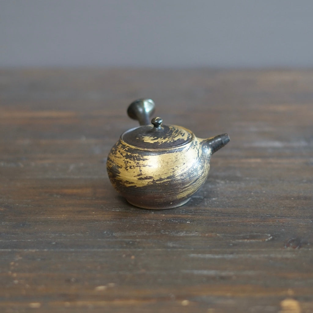 Gold Brushed KYUSU Teapot #OZP9