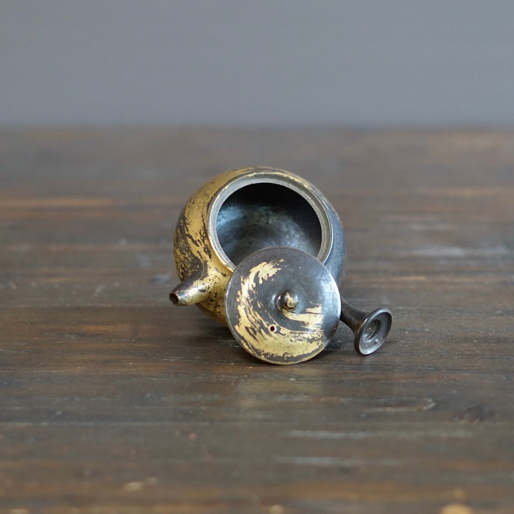Gold Brushed KYUSU Teapot #OZP9
