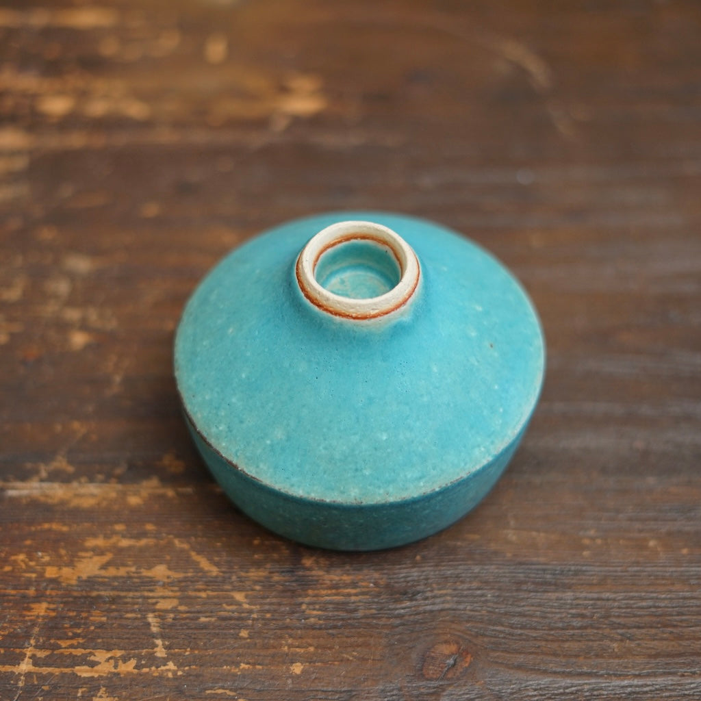 Turquoise Blue One Off Matcha Bowl #MS16B