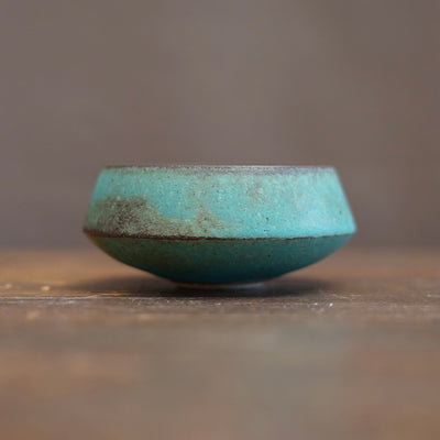 Turquoise Blue One Off Matcha Bowl #MS16D