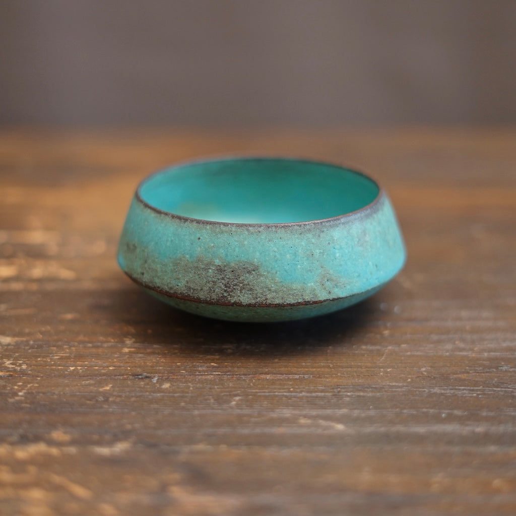 Turquoise Blue One Off Matcha Bowl #MS16D