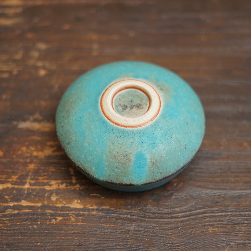 Turquoise Blue One Off Matcha Bowl #MS16D