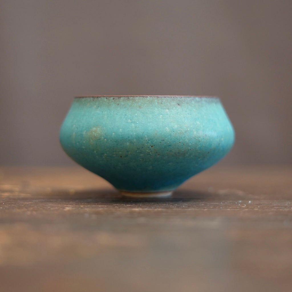 Turquoise Blue One Off Matcha Bowl #MS16E
