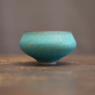 Turquoise Blue One Off Matcha Bowl #MS16E