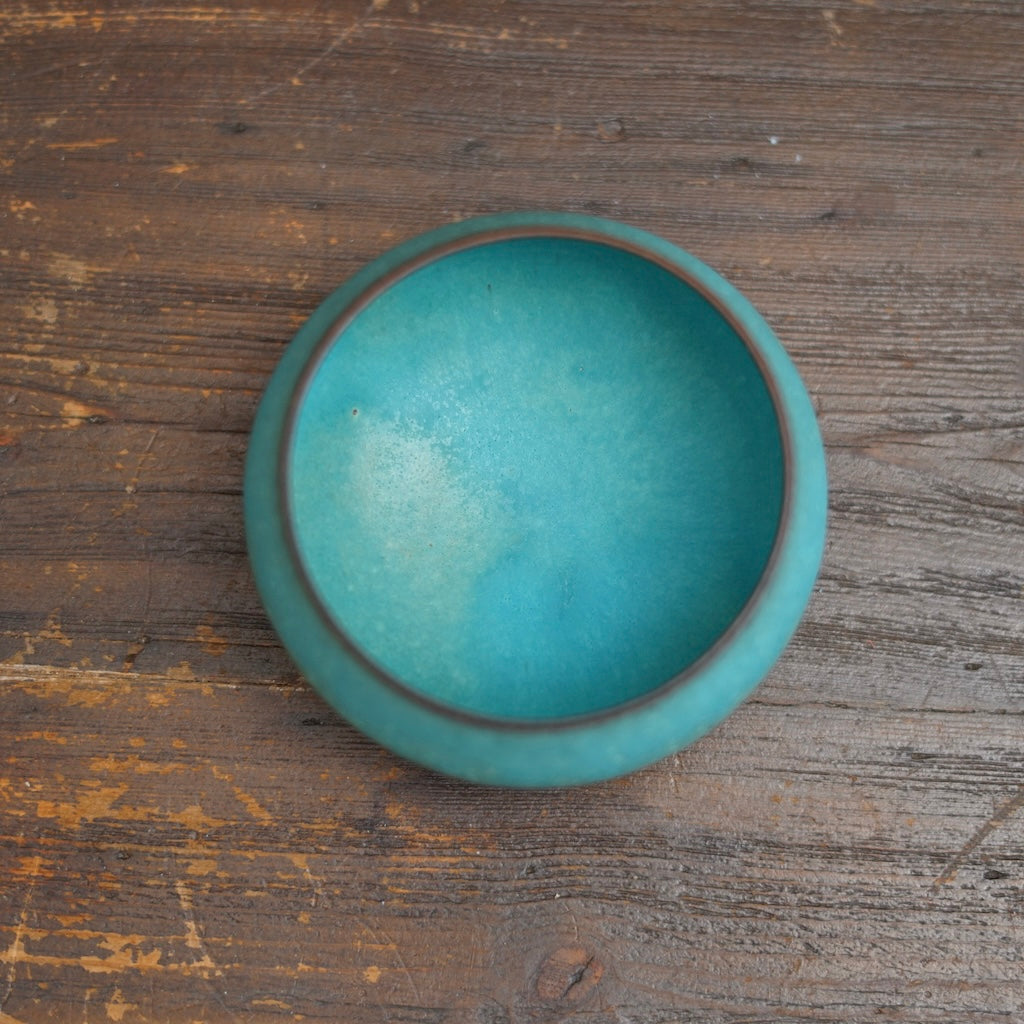 Turquoise Blue One Off Matcha Bowl #MS16E
