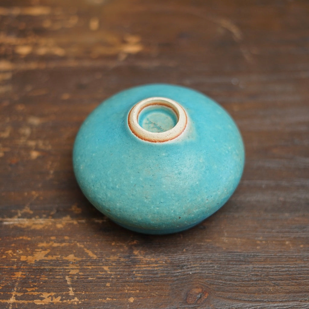 Turquoise Blue One Off Matcha Bowl #MS16E