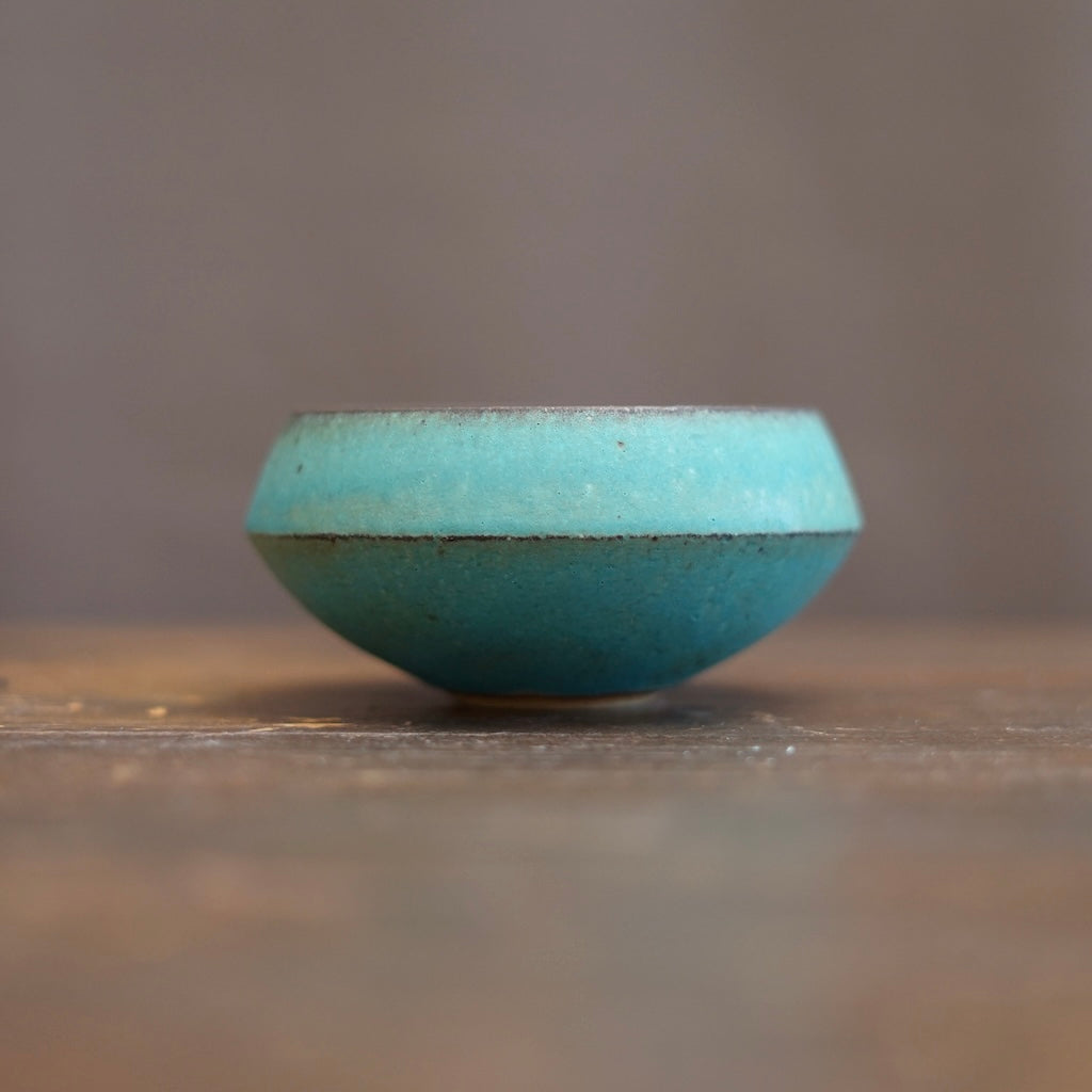 Turquoise Blue One Off Matcha Bowl #MS16G