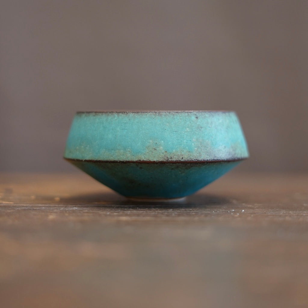 Turquoise Blue One Off Matcha Bowl #MS16H