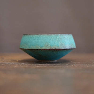 Turquoise Blue One Off Matcha Bowl #MS16H