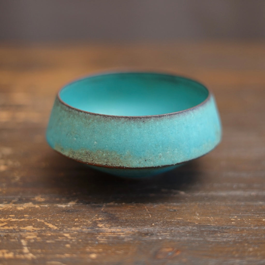 Turquoise Blue One Off Matcha Bowl #MS16H
