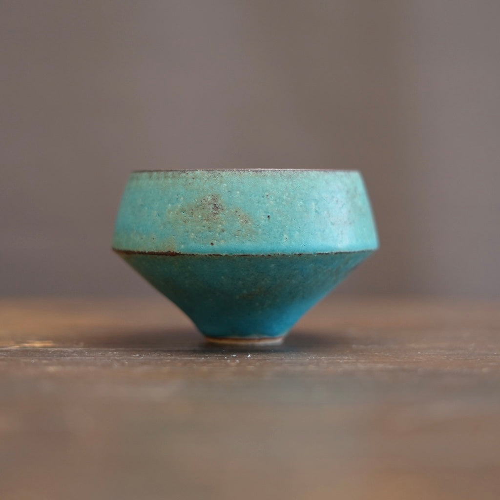 Turquoise Blue One Off Matcha Bowl #MS16J