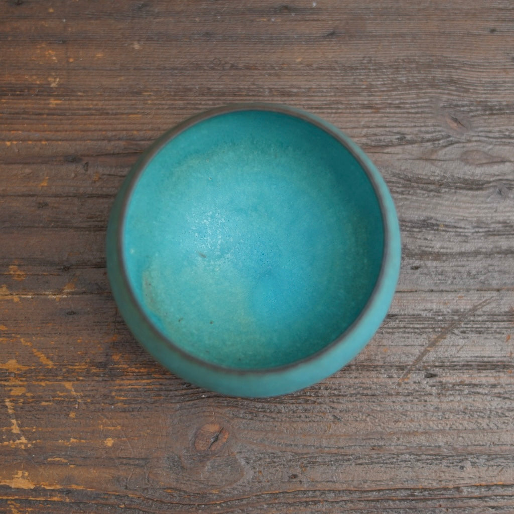 Turquoise Blue One Off Matcha Bowl #MS16J