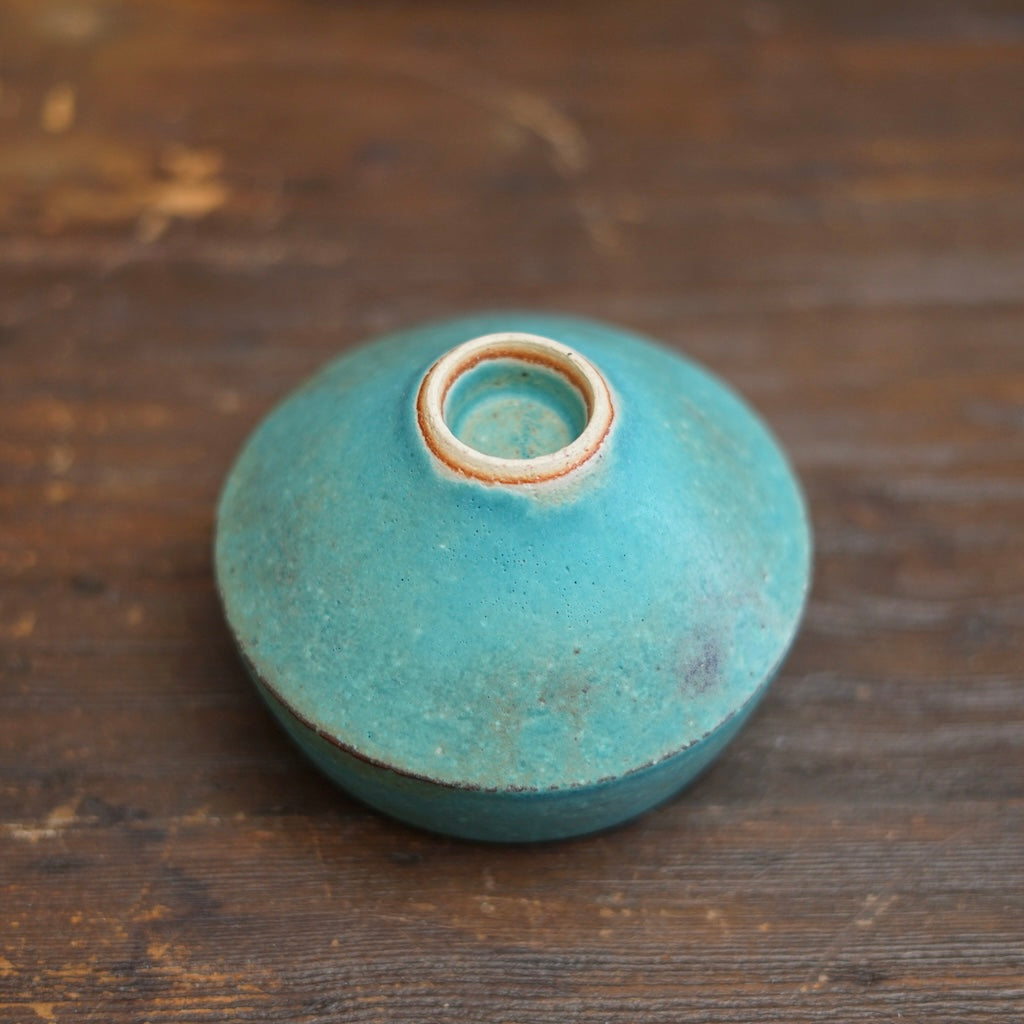 Turquoise Blue One Off Matcha Bowl #MS16J