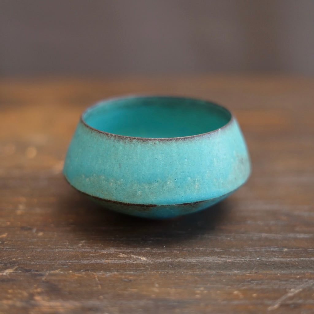 Turquoise Blue One Off Matcha Bowl #MS16K