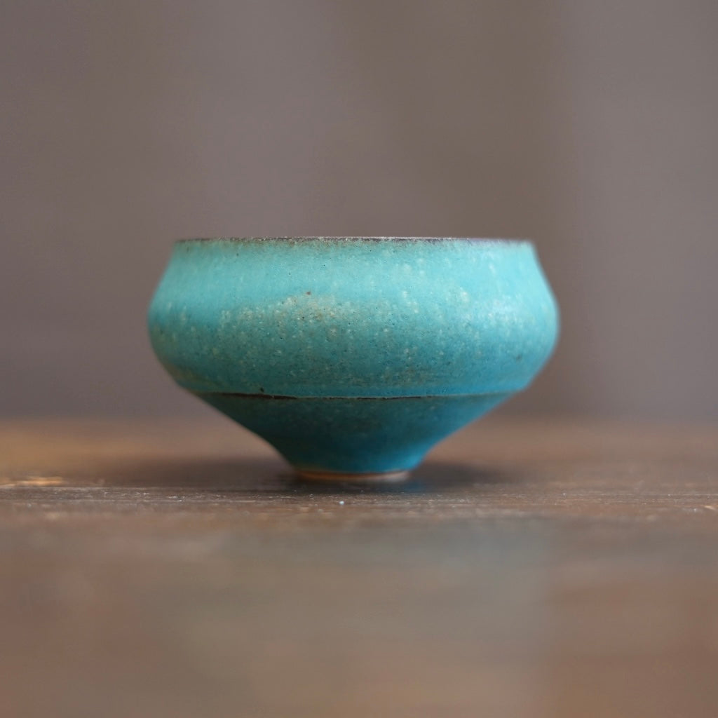 Turquoise Blue One Off Matcha Bowl #MS16L