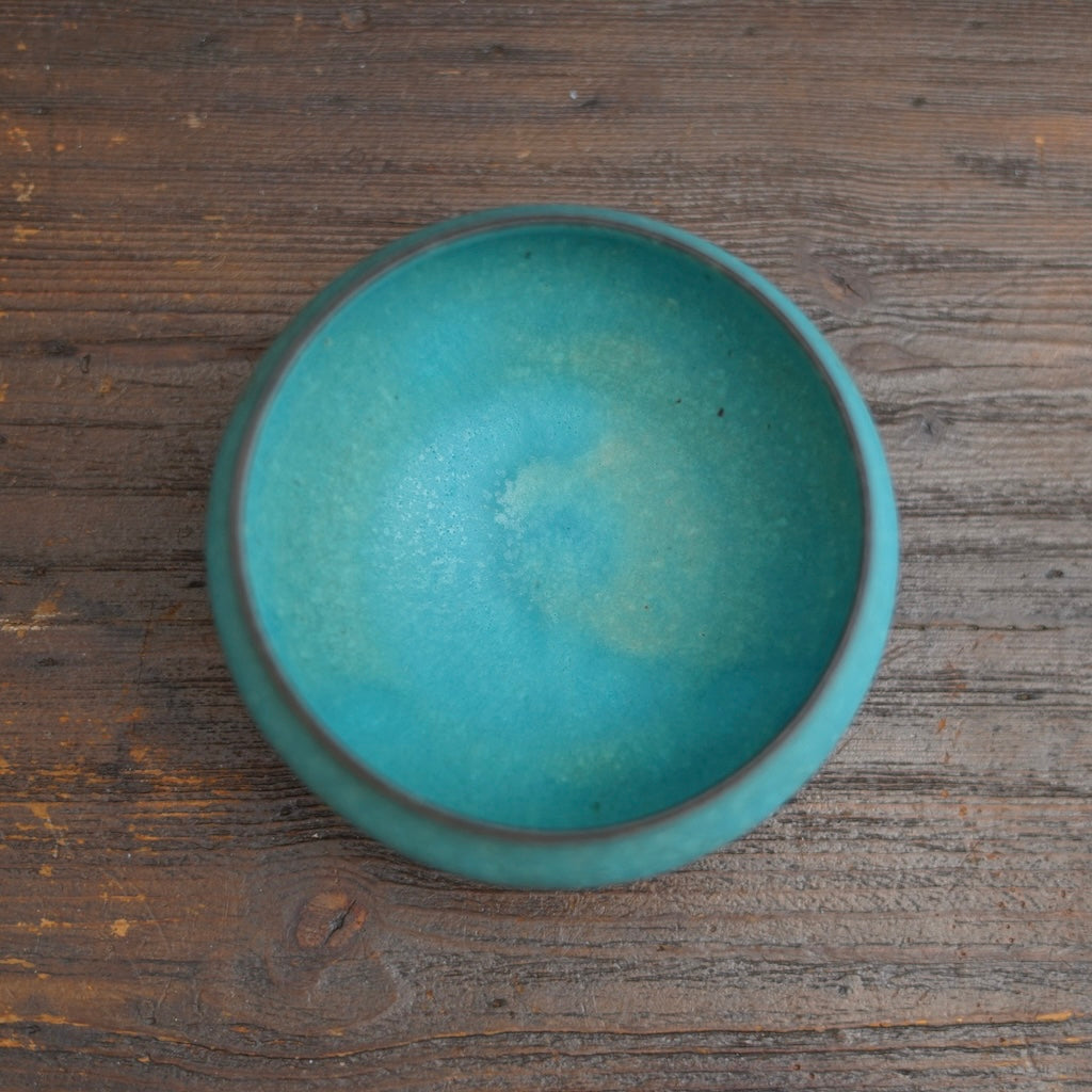Turquoise Blue One Off Matcha Bowl #MS16L