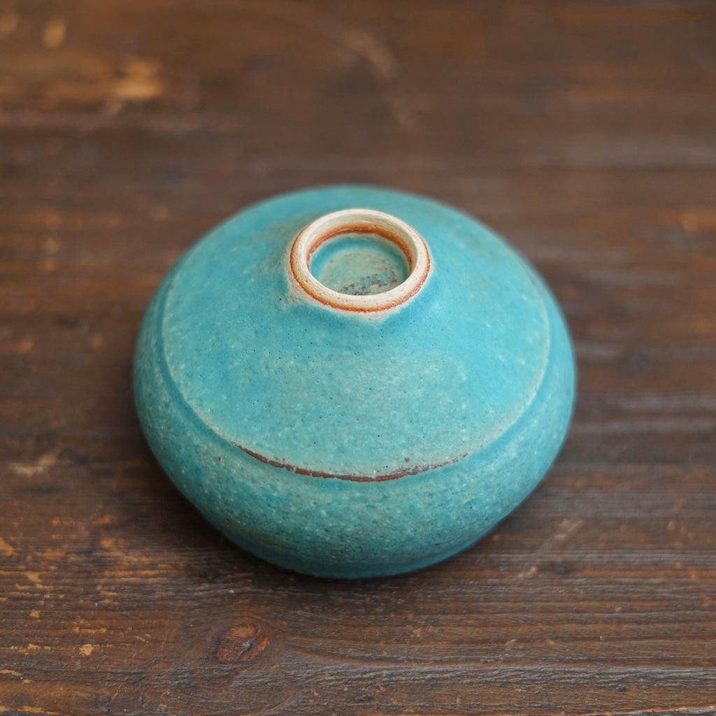 Turquoise Blue One Off Matcha Bowl #MS16L