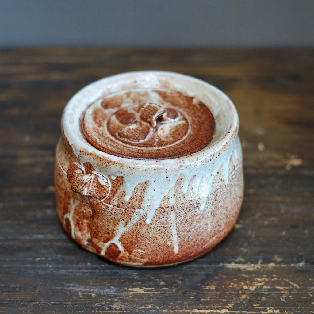 Shino Glazed Water Jar #MW107