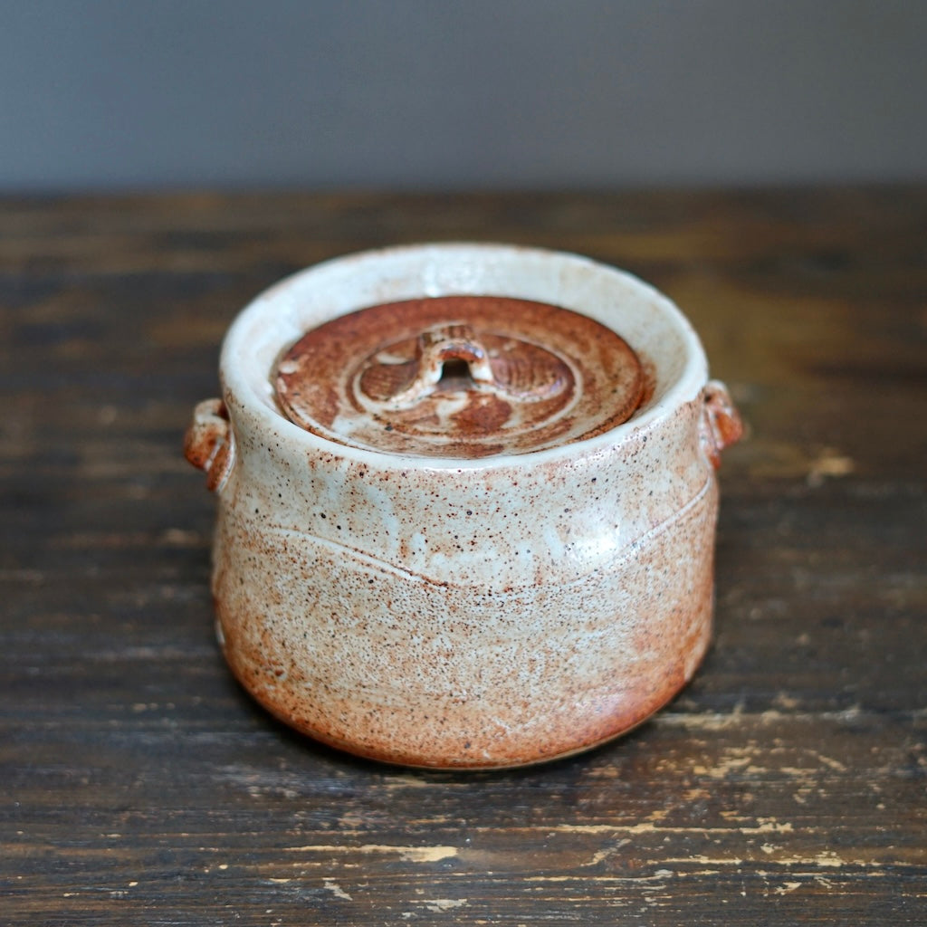 Shino Glazed Water Jar #MW107