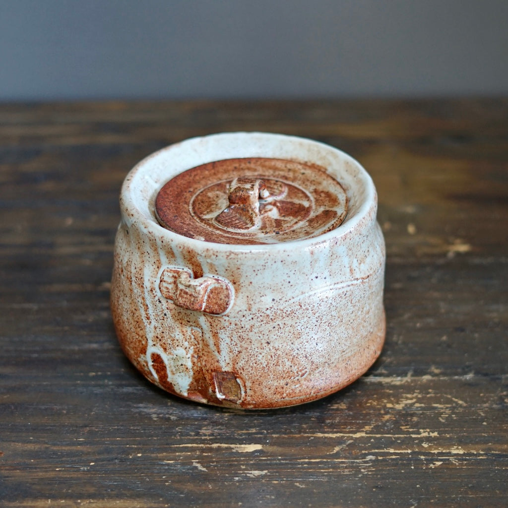 Shino Glazed Water Jar #MW107