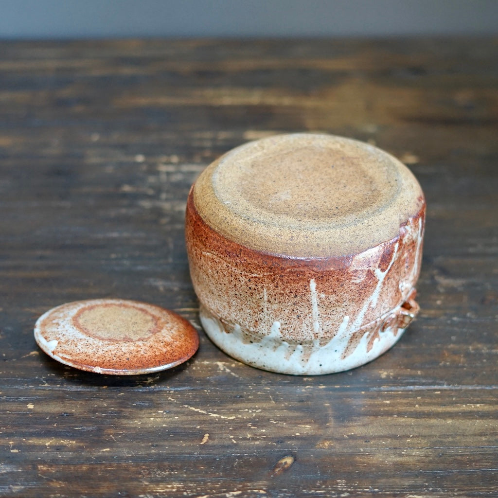 Shino Glazed Water Jar #MW107