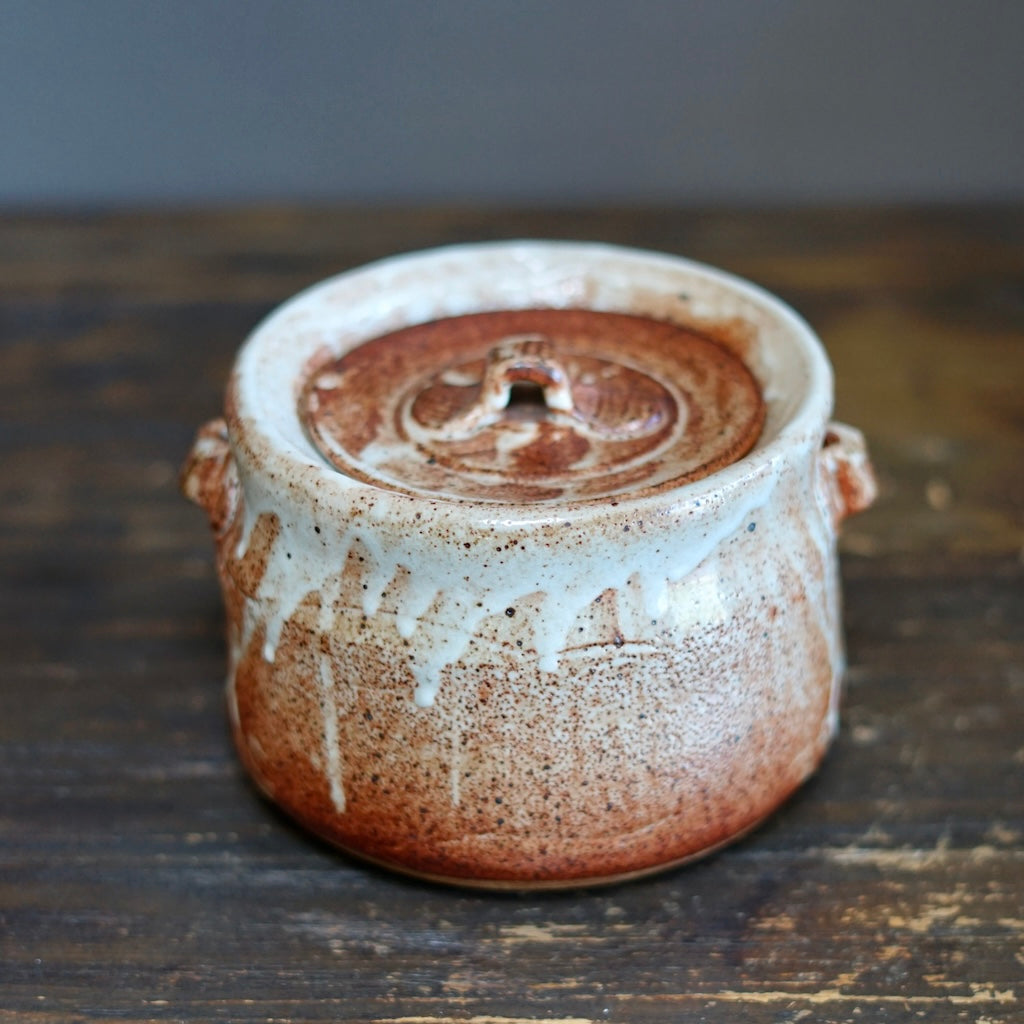 Shino Glazed Water Jar #MW107