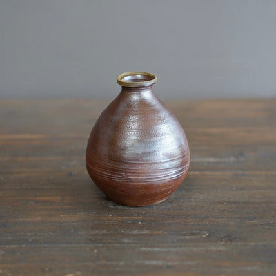 Wood Fired Bottle Vase #SY536