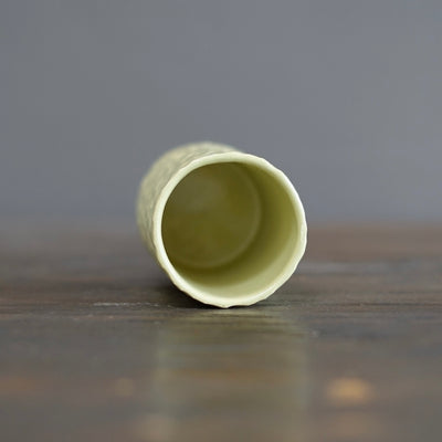 Carved Tan Cup #LK847D