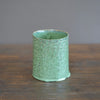 Luster Green Carved Medium Cylinder #LK844